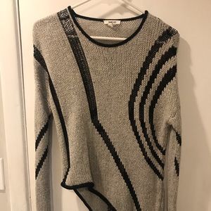 Helmut Lang asymmetrical sweater M